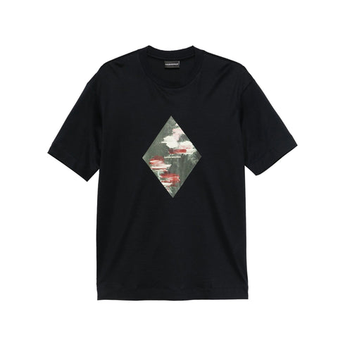 Emporio Armani T-shirt T-shirt Uomo maxi stampa frontale S - Francavilla Moda
